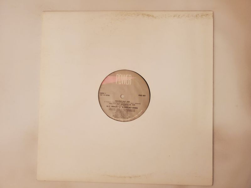 M.C. Miker 'G' & Deejay Sven Holiday Rap vinyl record